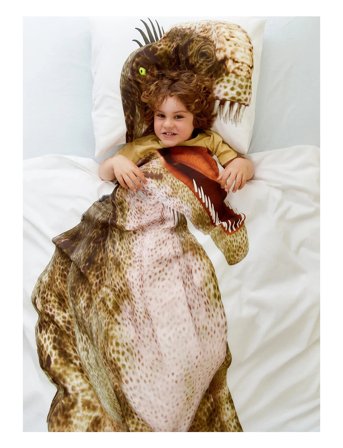 Borganäs of Sweden Duvet Cover Set T-Rex Multi - White - 1ST 150X210CM