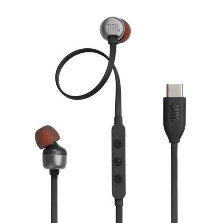JBL T310 In-ear wired headphone USB-C, Black