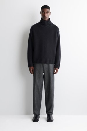 COS Men's Dome Jeans Med Raka Ben in Grå