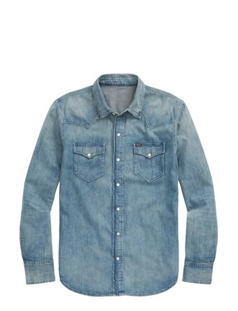 Polo Ralph Lauren | Slub Denim Western Shirt | S