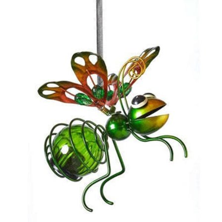 Ornamenter Insektdekorasjon Hengekrok Design Anheng Glød Metall Henger Til Påske Nyttårsutseende Dekorativt Led-lys