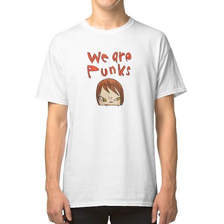 Yoshitomo Nara We Are Punks Fang Girl Painting T-shirt
