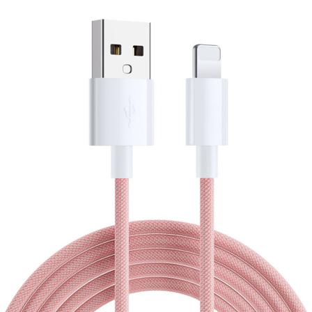 Sign Boost Usb-a Till Lightning Kabel 2.4a 2m - Rosa Pink