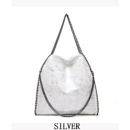 Stella Mccartney Style Chain Bag For Women, Foldable Shoulder Bag For Women