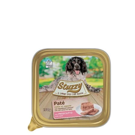 Stuzzy Paté Classico Con Prosciutto Per Cani Adulti Vaschetta