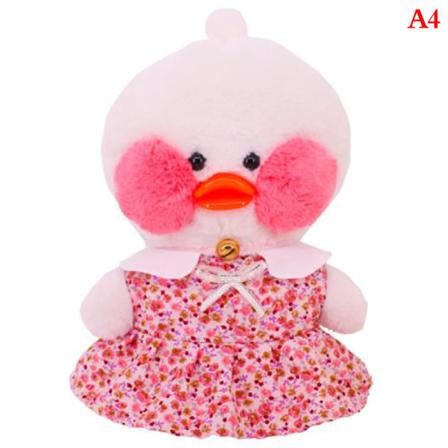 30 Cm Mini Yellow Duck Plyschleksakskläder Tillbehör Djurdockor