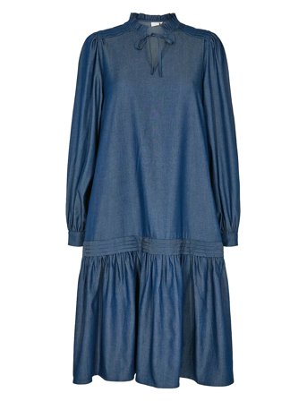 Nuedibe Dress Navy Nümph