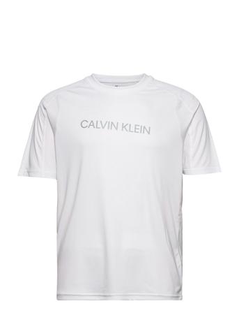 Wo - S/S T-Shirt White Calvin Klein Performance