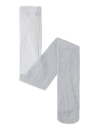 Lindex Tights Plain Lurex Metallic - Silver - 170