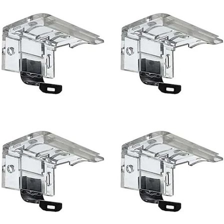 Sladdlöst Rullgardinsfäste Persienner Överstycke Hållare Clip 4 ST 4 ST 4 st