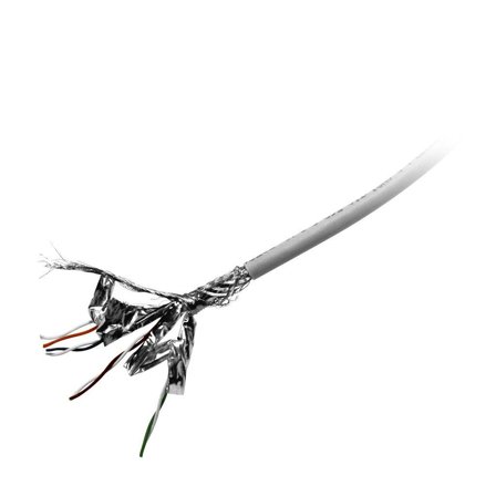 SYNERGY Kabel 500MHz, CAT6A, S-STP(S/FTP), Patchkabel(flex), grau, Hal, 305m Pull out Box, Synergy21,