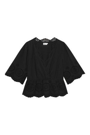 Bea V-neck Blouse Black M