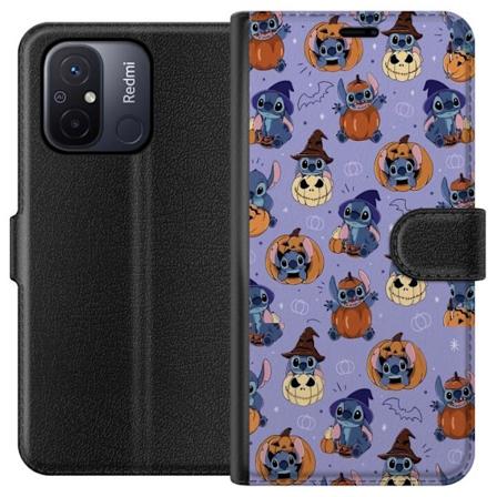 Xiaomi Redmi 12C Lommeboketui Stitch halloween