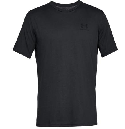 Under Armour Men's Sportstyle Left Chest Shortsleeve Men Short sleeved fitness sweater Black S