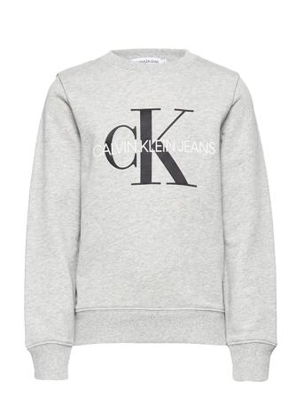 Monogram Logo Sweatshirt Svetari Collegepaita Harmaa Calvin Klein