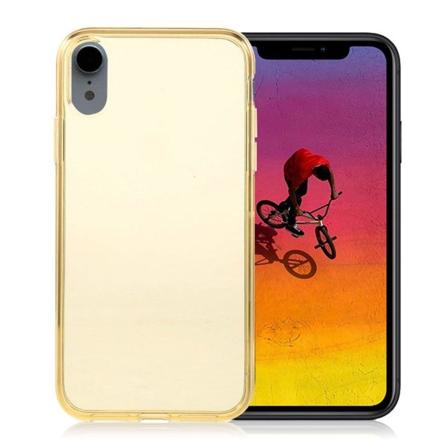 iPhone Xr Pehmeä Joustava Muovinen Takasuoja Kuori - Kulta Gold