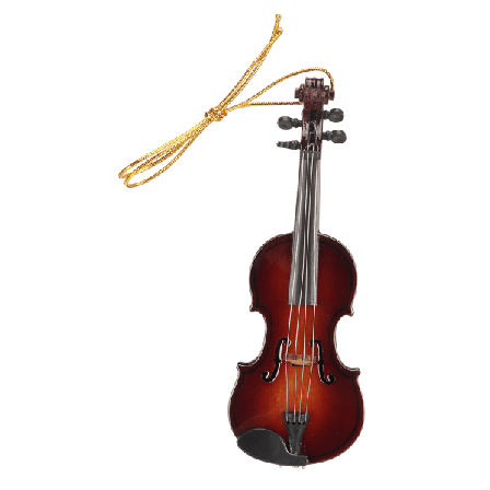Miniatyr fiol hängande prydnad harts miljövänlig vacker bärbar mini musikinstrument dekor för gåvor