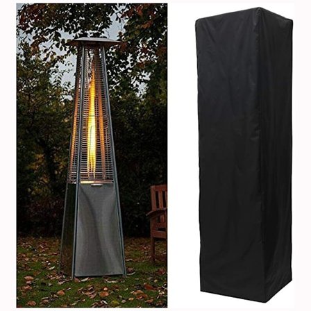 Vattentät gaspyramid uteplatsvärmare lock