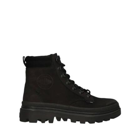 Palladium, Lace-up Boots Zwart, Dames, Maat:36 EU,Canvas