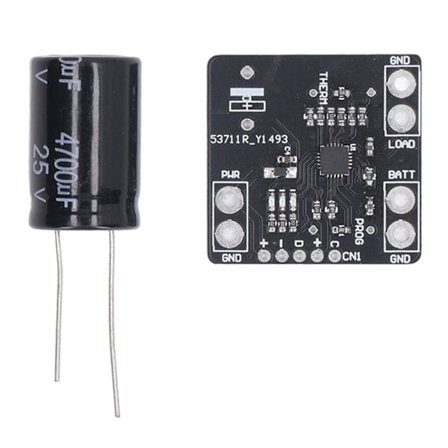 MCP73871 Litiumionbatteri Lader Modul 4.2V 1A