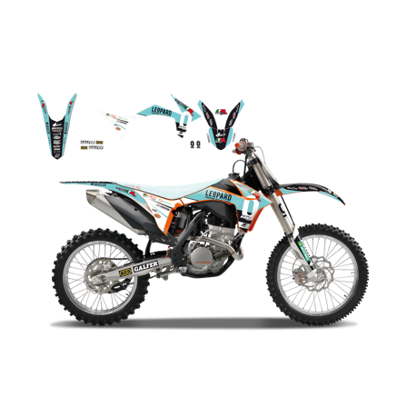 Stickerset Blackbird Marchetti Racing Replica - KTM 250 XC-F 2013-2015