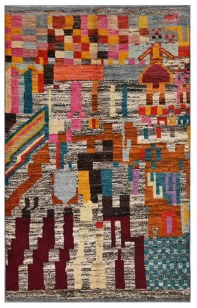 Hand Knotted Moroccan Berber - Afghanistan 110X180