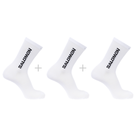 Salomon - Chaussettes Everyday Lite Crew 3-pack - White - 39-41