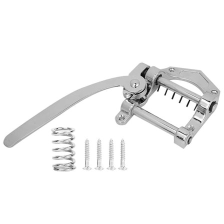 Elektronisk guitar tremolo-system guitar vibrato tailpiece instrument tilbehør (sølv)