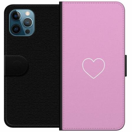 Apple Iphone 12 Pro Max Plånboksfodral Hjärta