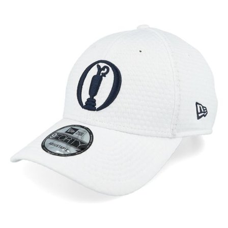New Era - Vit adjustable Keps - The Open Maxweave Mesh 9FORTY White Adjustable @ Hatstore
