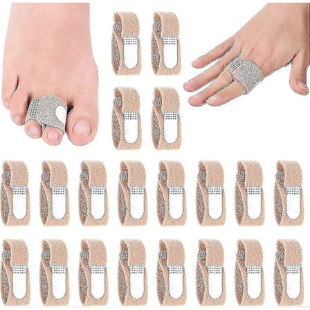 Bandager Brækket Tå Skinne Puder Til At Korrigere Hammertæer, Brækkede Tæer Skæve Tæer Og Overlappende Tæer G