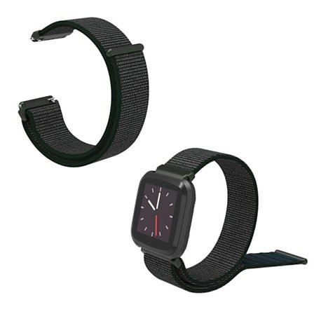 Fitbit Versa Lite Kardborrband klockarmband - Grön