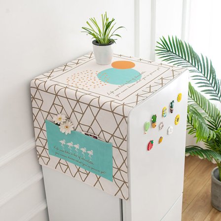 Bomull Linne Dammskydd Överdrag Tygduk Vattentät Allmän Överdrag Handduk för Hem Apparat GB261 35x95 Mikrovågsugn