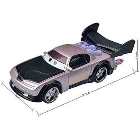 Disney Pixar Cars 3 Chick Hicks Politi McQueen Mater Fabulous Hudson Støbt Metal Legering Modelbil Legetøj til Drenge (Farve: Chick Hicks) PL Boost