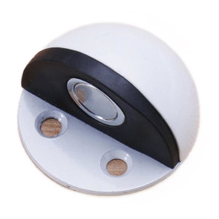 Halvrund dørstopper i gummi, anti-kollision, anti-ridse og anti-korrosion til dør