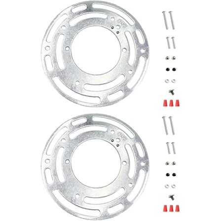 Lysarmatur Monteringsbrakett, Universal Lysarmatur Hardwaresett, Takvifte Monterings Plate med Skruer og Muttere (A) - Perfet