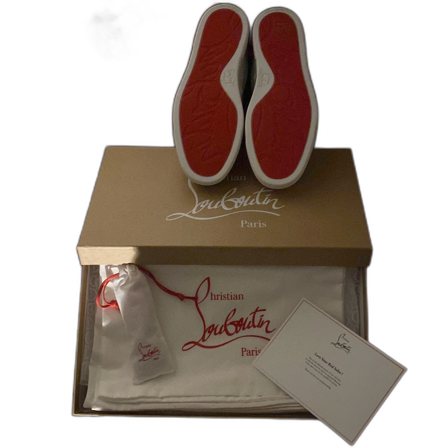 Vita och rosa sneakers från Christian Louboutin (LIMITERAD)