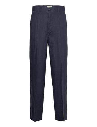 Linen Suit Pants GANT Blue