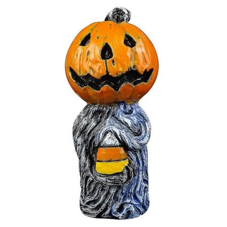 Skräck Pumpor Dekor Staty Och Skulptur Harts Skrämmande Träd Figurer Prydnad Nyhet Halloween Fest Dekoration Pumpkin man