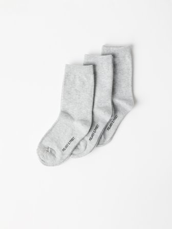 Polarn O. Pyret - 3-pack of ocks - 22|24 - Childrenswear - grey