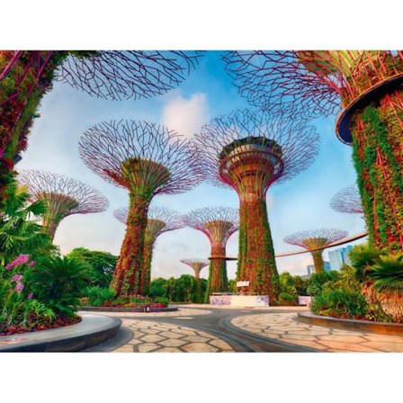 1500 Piece Puzzle Garden by the Bay Singapore, 14+, Premium Puzzle, Singapore, 12001396, Ravensburger