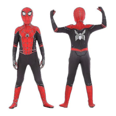 Hämmästyttävä Hämähäkkimies Hyppypuku Spiderman Cosplay Puku Halloween Aikuinen / Lapsi-c