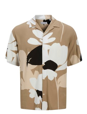 Jack & Jones | Jjjeff Monochrome Resort Shirt Ss | L