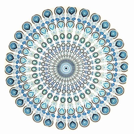 Mønstret Strandsjal Wrap - #4