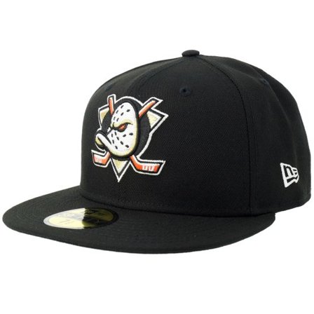 New Era - NHL Svart fitted Keps - Anaheim Ducks 59FIFTY Black Fitted @ Hatstore