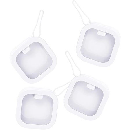 Rejse Essential 4 stk Hårelastik Holder Organizer Vatrondel Dispenser Smykkeskrin