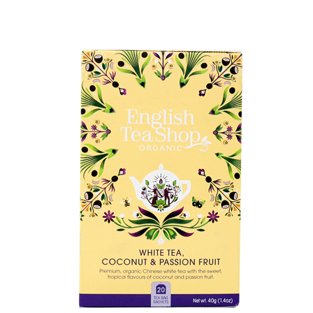 English Tea Shop Vitt Te Kokos Passion 20 st