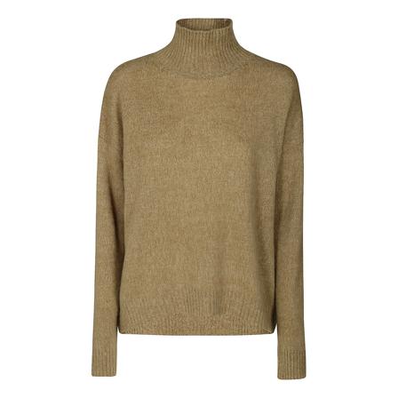 Max Mara Turtlenecks Brun, Dame Rullekraver