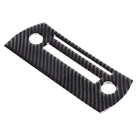 Kolfiber Bil Interiör CD Kontrollpanel Ram Trim Cover Passar för Lexus NX 200 200t 300h 14-19