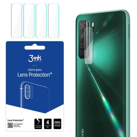 4-pack 3mk Flexibleglass Huawei P40 Lite 5g Linsskydd Kamera Transparent